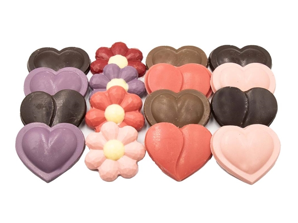 Hartjes chocolade zakje