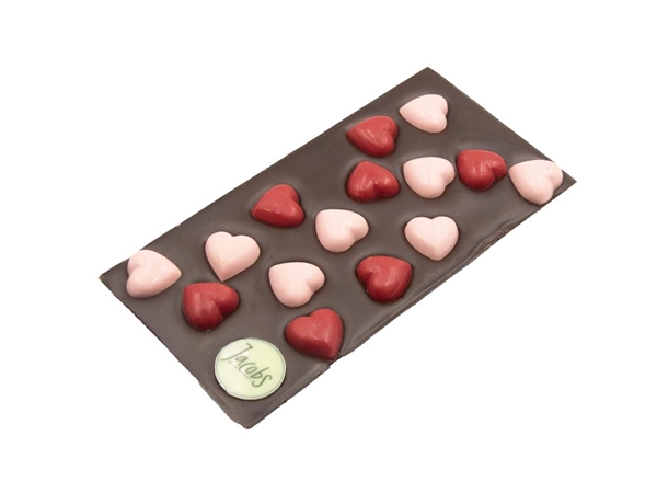 Chocolade tablet Valentijn - puur